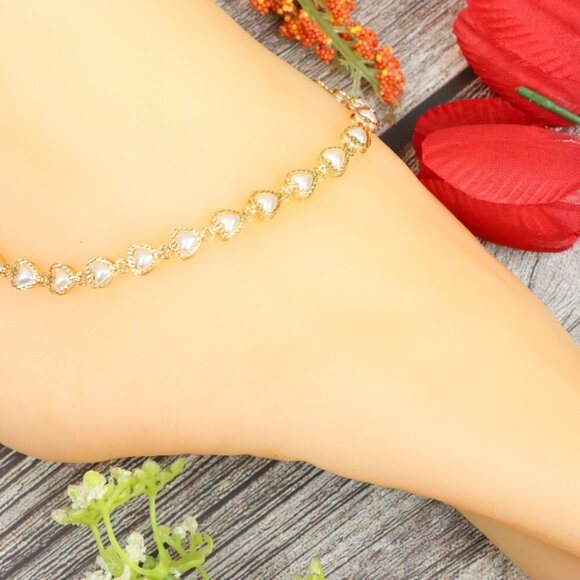"Elegant Handmade Anklet – Delicate Jewelry for Women, MAR091094 - Picture 5 of 10